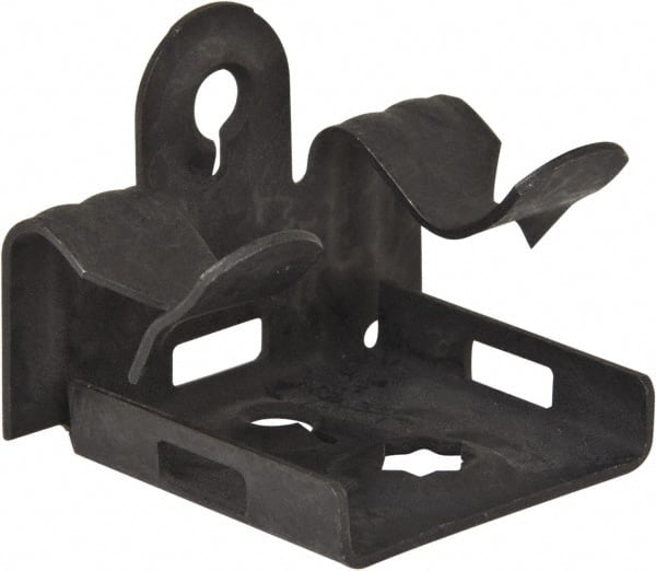 Flange Clamp: 5/16 to 1/2" Flange Thickness, 1/4" Rod