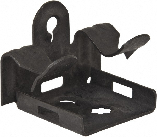 Flange Clamp: 5/16 to 1/2" Flange Thickness, 1/4" Rod