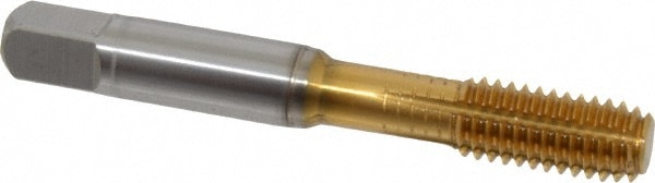 Guhring 9039400095250 Thread Forming Tap: 3/8-16, UNC, 2BX Class of Fit, Modified Bottoming, Cobalt, TiN Finish Image