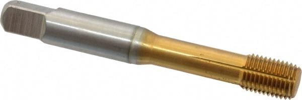 Guhring 9039410095250 Thread Forming Tap: 3/8-24, UNF, 2BX Class of Fit, Modified Bottoming, Cobalt, TiN Finish Image