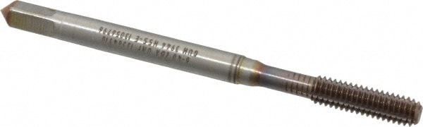 Guhring 9039440035050 Thread Forming Tap: #6-40, UNF, 2BX Class of Fit, Modified Bottoming, Cobalt, TiCN Finish Image