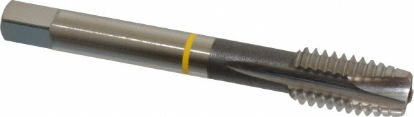 Guhring 9039010111130 Spiral Point Tap: 7/16-14, UNC, 3 Flutes, Plug, 2B, Cobalt, Bright Finish Image