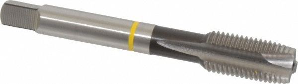 Guhring 9039020111130 Spiral Point Tap: 7/16-20, UNF, 3 Flutes, Plug, 2B, Cobalt, Bright Finish Image