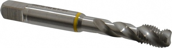 Spiral Flute Tap: 5/16-24, UNF, 3 Flute, Modified Bottoming, 2B Class of Fit, Cobalt, Bright/Uncoated