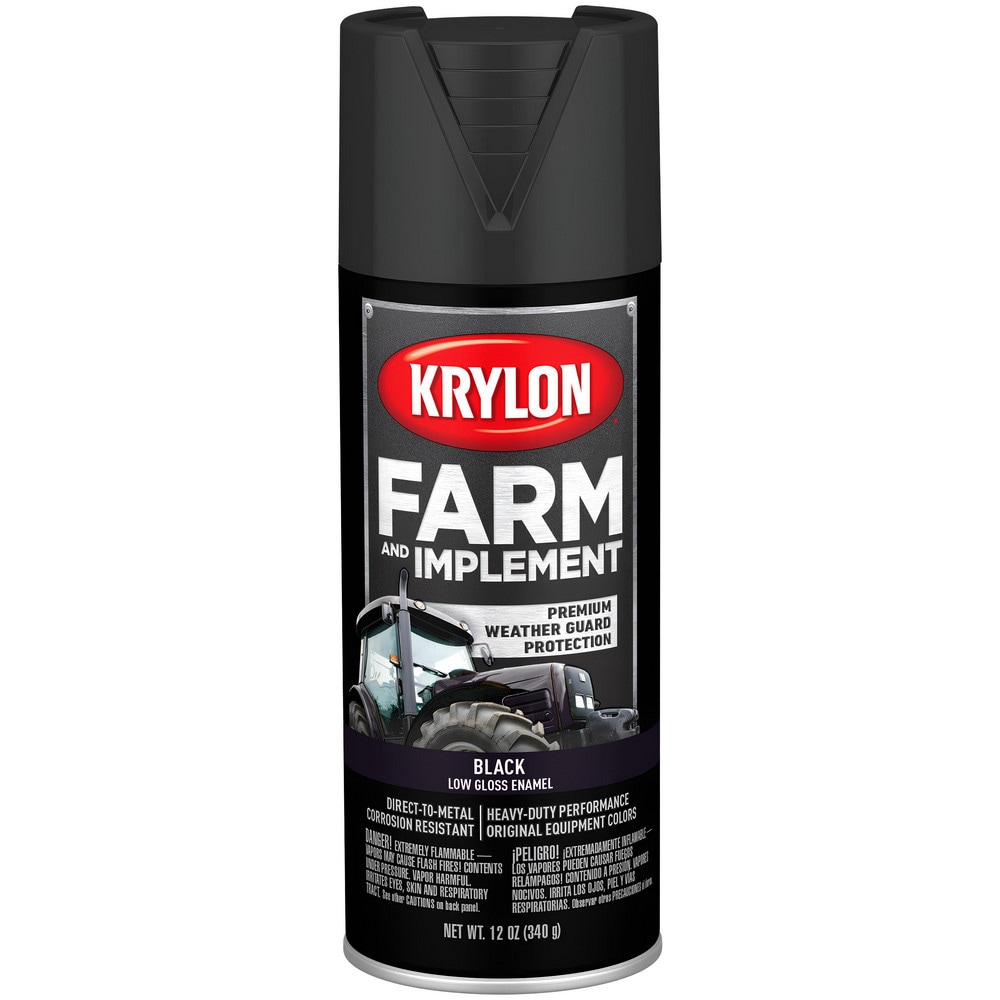 Rust-Oleum 1676830V Spray Paint, Black, Ultra-flat, 12 oz