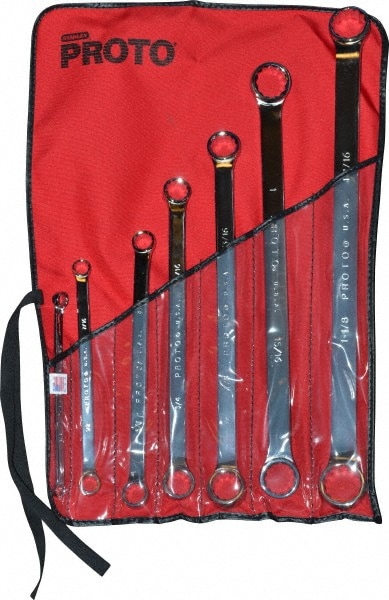 PROTO J1100R Box End Wrench Set: 7 Pc, Inch Image