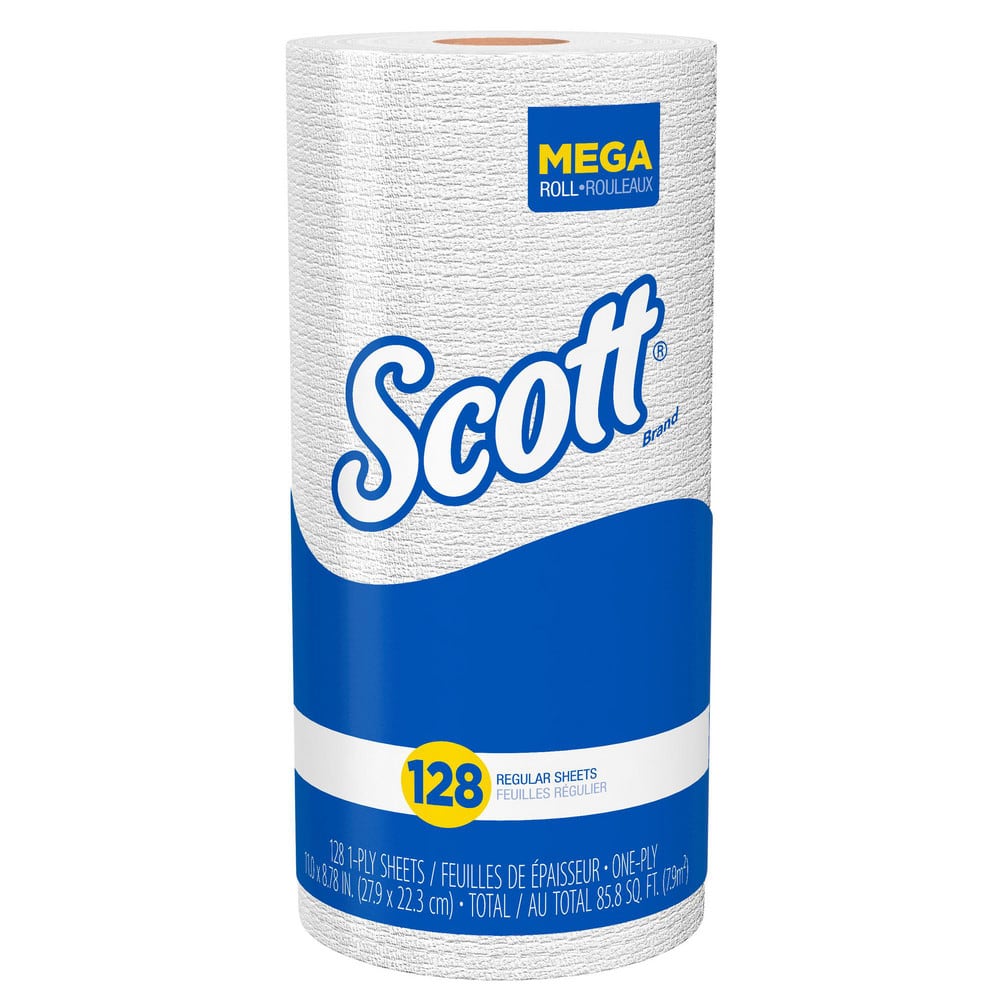 Scott Kitchen Paper Towels with Fast-Drying Absorbency Pockets (41482), Perforated Standard Paper Towel Rolls