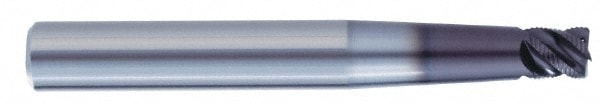 Kennametal 1925133 Corner Radius End Mill: 3/8" Dia, 3/8" LOC, 0.03" Radius, 4 Flutes, Solid Carbide Image