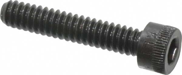 Made in USA 10C100KCS Low Head Socket Cap Screw: #10-24, 1" Length Under Head, Socket Cap Head, Hex Socket Drive, Alloy Steel, Black Oxide Finish Image