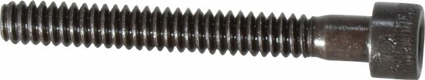 Made in USA 10C150KCS Low Head Socket Cap Screw: #10-24, 1-1/2" Length Under Head, Socket Cap Head, Hex Socket Drive, Alloy Steel, Black Oxide Finish Image