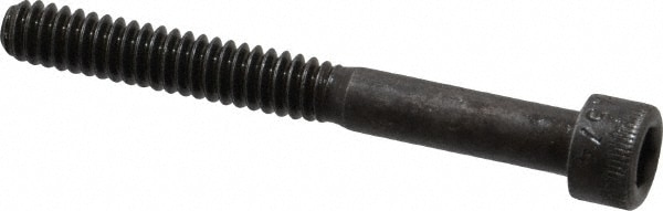 Made in USA 10C175KCS Low Head Socket Cap Screw: #10-24, 1-3/4" Length Under Head, Socket Cap Head, Hex Socket Drive, Alloy Steel, Black Oxide Finish Image