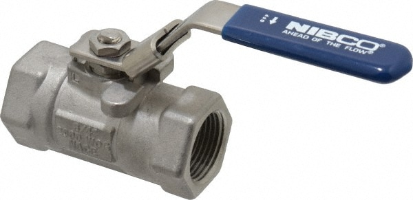 NIBCO NL944K8P Fire Safe Manual Ball Valve: 3/4" Pipe, Reduced Port Image