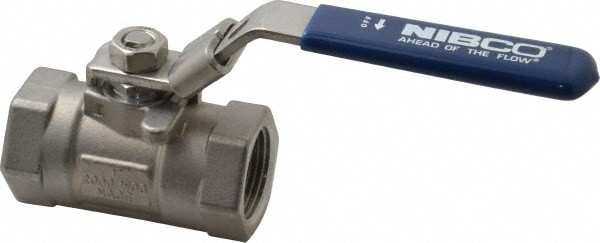 NIBCO NL943KAP Standard Manual Ball Valve: 1" Pipe, Reduced Port Image