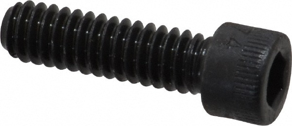 Made in USA 25C87KCS Low Head Socket Cap Screw: 1/4-20, 7/8" Length Under Head, Socket Cap Head, Hex Socket Drive, Alloy Steel, Black Oxide Finish Image