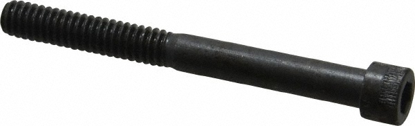Made in USA 25C250KCS Low Head Socket Cap Screw: 1/4-20, 2-1/2" Length Under Head, Socket Cap Head, Hex Socket Drive, Alloy Steel, Black Oxide Finish Image