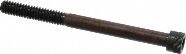 Made in USA 25C300KCS Low Head Socket Cap Screw: 1/4-20, 3" Length Under Head, Socket Cap Head, Hex Socket Drive, Alloy Steel, Black Oxide Finish Image