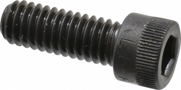 Made in USA 31C87KCS Low Head Socket Cap Screw: 5/16-18, 7/8" Length Under Head, Socket Cap Head, Hex Socket Drive, Alloy Steel, Black Oxide Finish Image