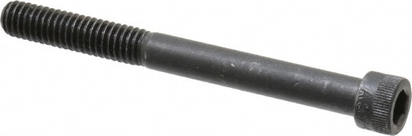 Made in USA 31C325KCS Low Head Socket Cap Screw: 5/16-18, 3-1/4" Length Under Head, Socket Cap Head, Hex Socket Drive, Alloy Steel, Black Oxide Finish Image