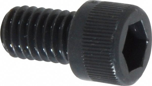 Made in USA 10438 Hex Head Cap Screw: 3/8-16 x 5/8", Alloy Steel, Black Oxide Finish Image