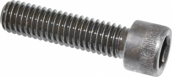 Made in USA 37C150KCS Low Head Socket Cap Screw: 3/8-16, 1-1/2" Length Under Head, Socket Cap Head, Hex Socket Drive, Alloy Steel, Black Oxide Finish Image