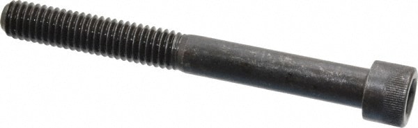 Made in USA 37C350KCS Low Head Socket Cap Screw: 3/8-16, 3-1/2" Length Under Head, Socket Cap Head, Hex Socket Drive, Alloy Steel, Black Oxide Finish Image