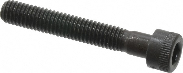 Made in USA 10F125KCS Low Head Socket Cap Screw: #10-32, 1-1/4" Length Under Head, Socket Cap Head, Hex Socket Drive, Alloy Steel, Black Oxide Finish Image