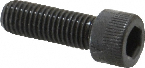 Made in USA 25F75KCS Low Head Socket Cap Screw: 1/4-28, 3/4" Length Under Head, Socket Cap Head, Hex Socket Drive, Alloy Steel, Black Oxide Finish Image