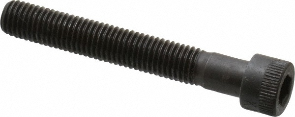 Made in USA 25F175KCS Low Head Socket Cap Screw: 1/4-28, 1-3/4" Length Under Head, Socket Cap Head, Hex Socket Drive, Alloy Steel, Black Oxide Finish Image