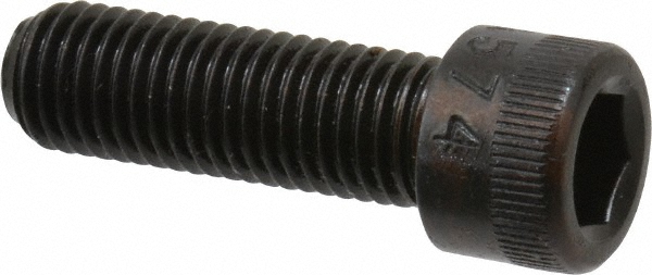 Made in USA 31F100KCS Low Head Socket Cap Screw: 5/16-24, 1" Length Under Head, Socket Cap Head, Hex Socket Drive, Alloy Steel, Black Oxide Finish Image