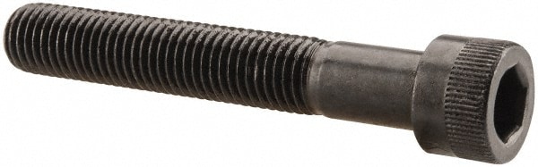 Made in USA 31F200KCS Low Head Socket Cap Screw: 5/16-24, 2" Length Under Head, Socket Cap Head, Hex Socket Drive, Alloy Steel, Black Oxide Finish Image