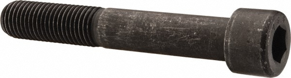 Made in USA 37F225KCS Low Head Socket Cap Screw: 3/8-24, 2-1/4" Length Under Head, Socket Cap Head, Hex Socket Drive, Alloy Steel, Black Oxide Finish Image