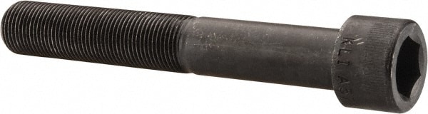 Made in USA 37F300KCS Low Head Socket Cap Screw: 3/8-24, 3" Length Under Head, Socket Cap Head, Hex Socket Drive, Alloy Steel, Black Oxide Finish Image