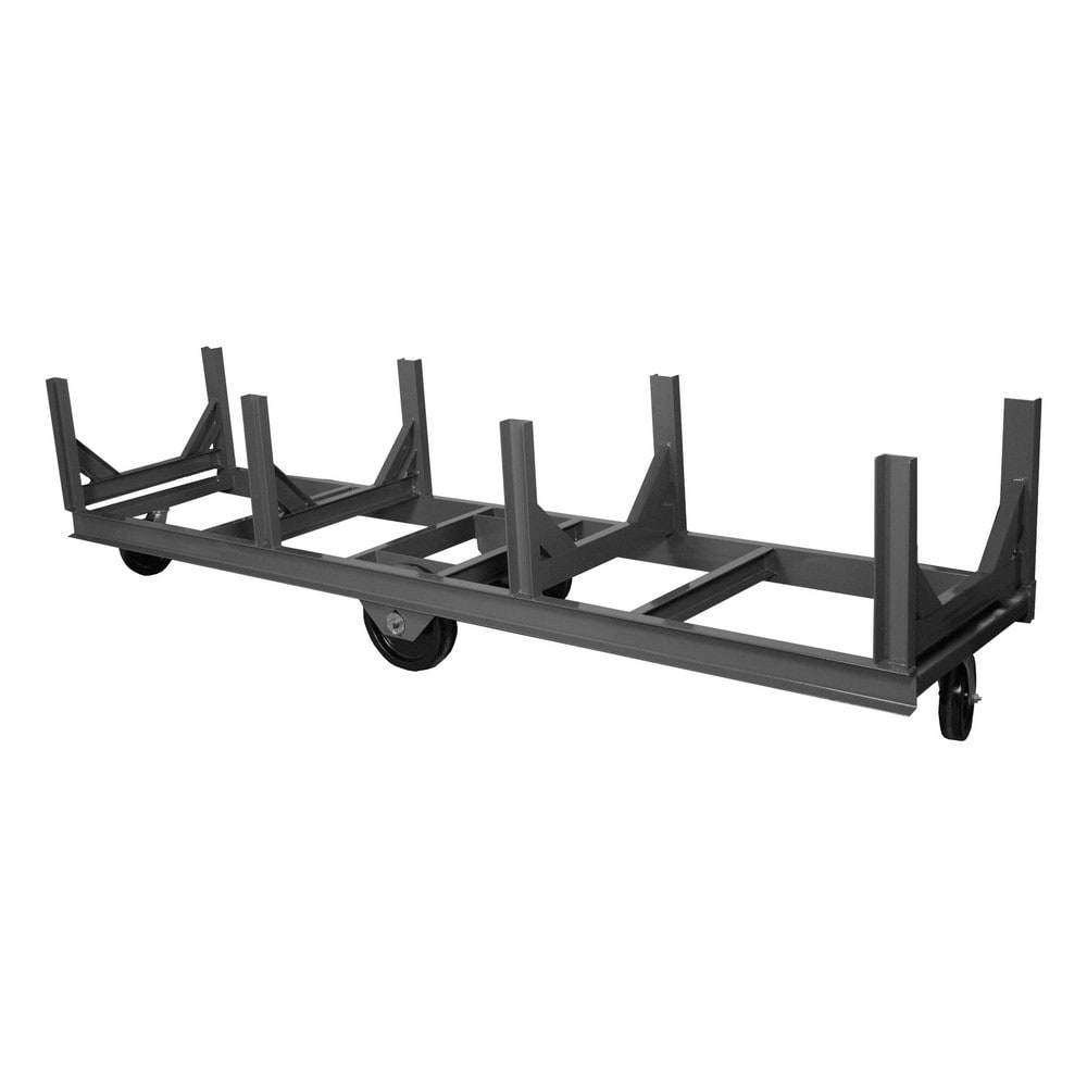 Durham BCT-2896-10K-95 Bar Cradle Truck: Steel Platform, 28-1/2" Platform Width, 96" Platform Length, 15-1/2" Platform Height Image