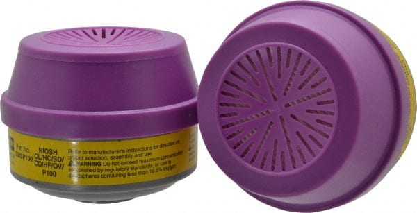 North 2 Qty 1 Pack Yellow Purple P100 Cartridge Filter Combination Msc Industrial Supply