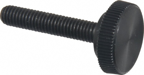 10-32 x 3/4 Length 29/64" Dia 5 Pcs Flared Shoulder Stainless Thumb Screw 