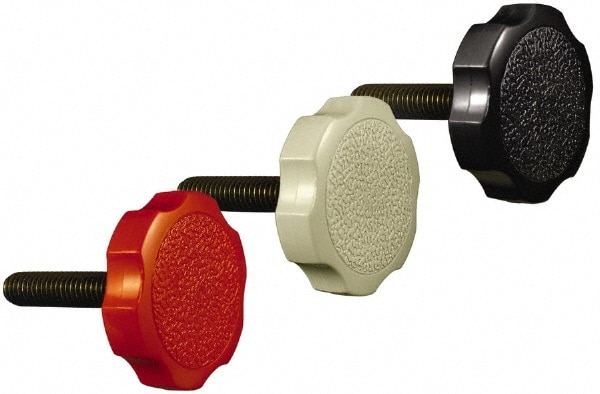 Steel Thumb Screw: 1/4-20, Rosette Head