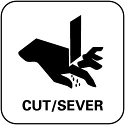 Sign: Square, "Cut/Sever"