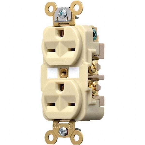 Hubbell Wiring Device-kellems - Straight Blade Duplex Receptacle: Nema 