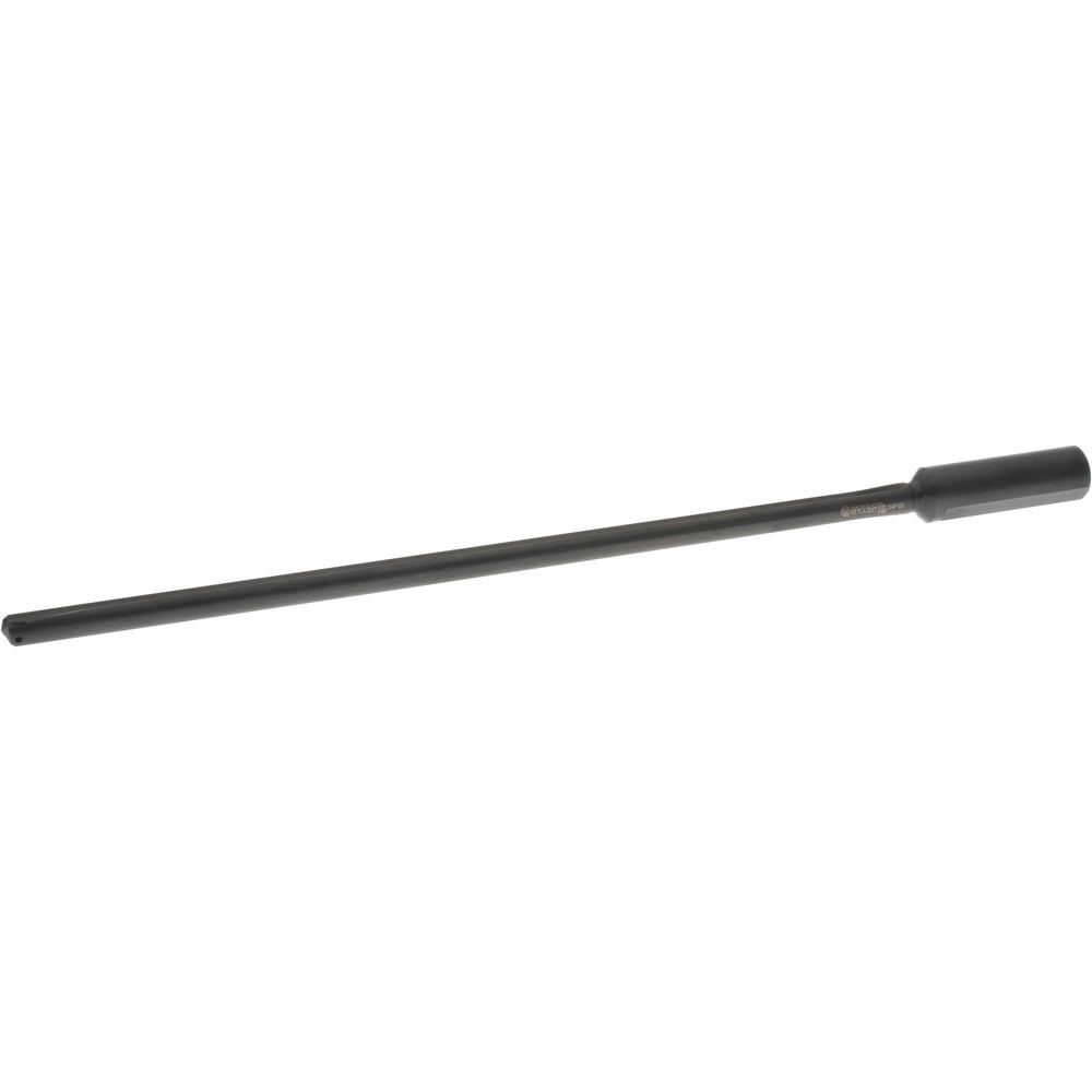 Indexable Spade Drill: 7/16 to 1/2" Dia, 11-7/16" Max Depth, Straight Flute