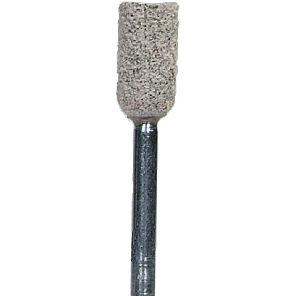 Mounted Point: 1/2" Thick, 1/8" Shank Dia, W163, 80 Grit, Medium