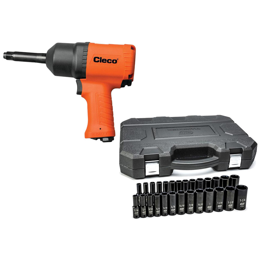 Air Impact Wrenches & Ratchets: Drive Size (Inch): 1/2; Handle Type: Pistol Grip; Torque (Ft/Lb): 800.00; Torque (N/m): 1763.00