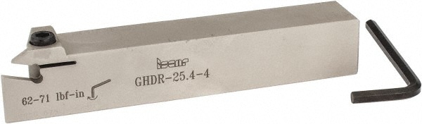 Iscar 2800161 0.4" Max Depth, 0.157" to 0.197" Width, External Right Hand Indexable Grooving/Cutoff Toolholder Image