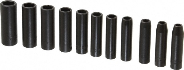 PROTO J72212 Deep Impact Socket Set: 11 Pc Image