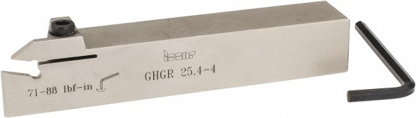 Iscar 2800268 0.79" Max Depth, 0.15" to 0.19" Width, External Right Hand Indexable Grooving Toolholder Image
