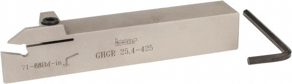 Iscar 2800653 2" Max Depth, 0.185" to 1/4" Width, External Right Hand Indexable Grooving Toolholder Image