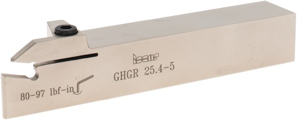 Iscar 2800269 1" Max Depth, 0.185" to 0.25" Width, External Right Hand Indexable Grooving/Cutoff Toolholder Image