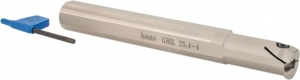 0.197" Max Depth, 0.098" to 0.157" Width, Internal Left Hand Indexable Grooving Toolholder