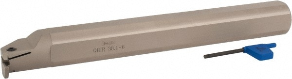 0.315" Max Depth, 0.157" to 0.252" Width, Right Hand Indexable Grooving Toolholder