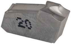 Cutoff Insert: GFN 3J IC-20, Carbide, 3 mm Cutting Width