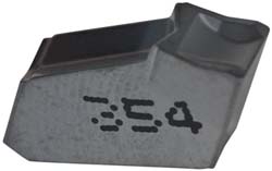 Cutoff Insert: GFN 4 IC-354, Carbide, 4.05 mm Cutting Width